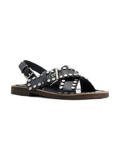 prada sandal|prada studded pony skin sandals.